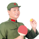 Mao Zedong, founding father of the People's Republic of China, portrayed by Lung Koon-tin in Hong Kong Cantonese opera 'Trump on Show'.